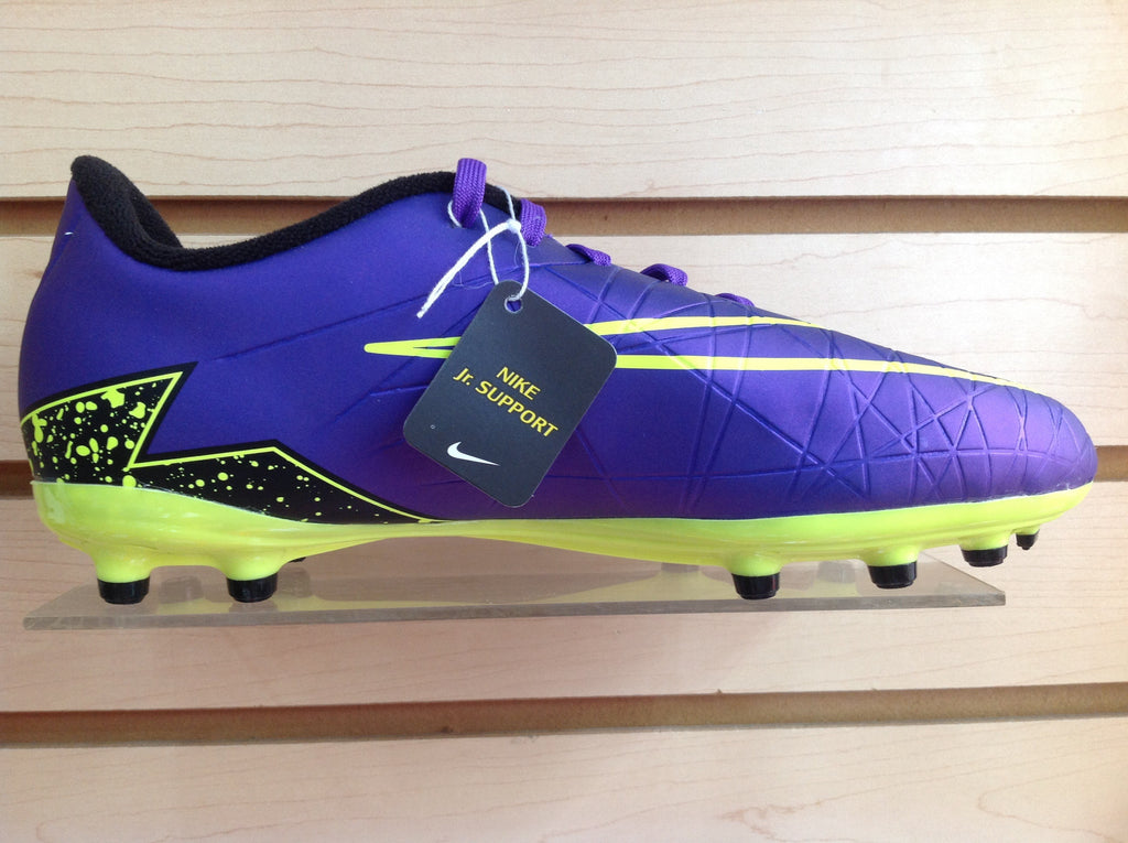 Tenis/Tacos Nike Jr Hypervenom Phelon II FG Morado/Verde – El