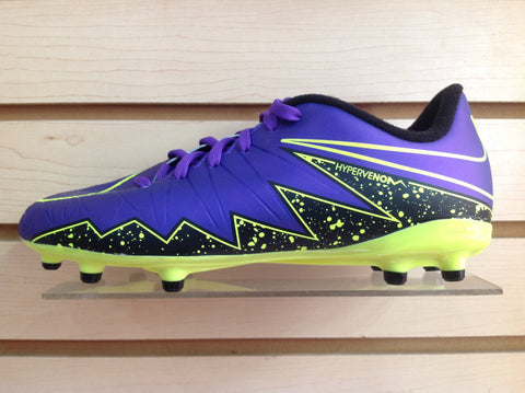 Tenis/Tacos Nike Jr Hypervenom Phelon II FG Morado/Verde